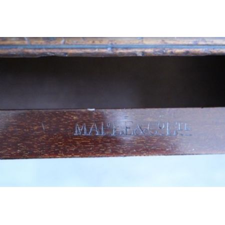 Edwardianischer Mahagoni Ladys Desk Massivholz antik ca 1900