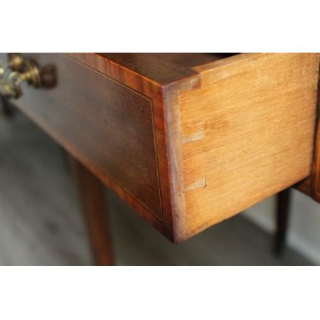 Edwardianischer Mahagoni Ladys Desk Massivholz antik ca 1900