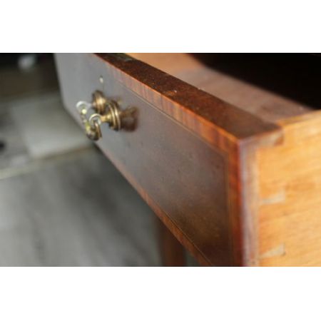 Edwardianischer Mahagoni Ladys Desk Massivholz antik ca 1900