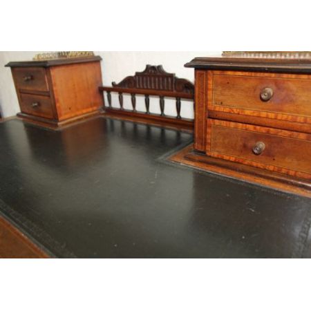 Edwardianischer Mahagoni Ladys Desk Massivholz antik ca 1900