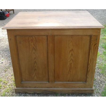 Edwardianischer Kiefernholz Schreibtisch Massivholz Weichholz antik ca 1900