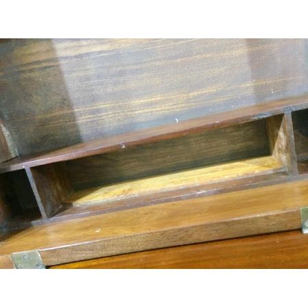 Der 'Britische Schreibtisch' Mahagoni Massivholz antik ca 1900