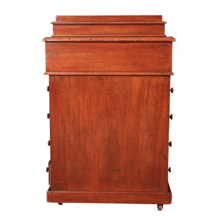 Mahagoni Davenport Schreibtisch Massivholz antik ca 1880