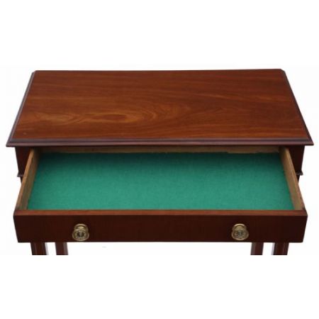 Georgianischer Mahagoni Schreibtisch Massivholz antik ca 1800