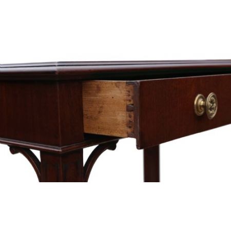 Georgianischer Mahagoni Schreibtisch Massivholz antik ca 1800