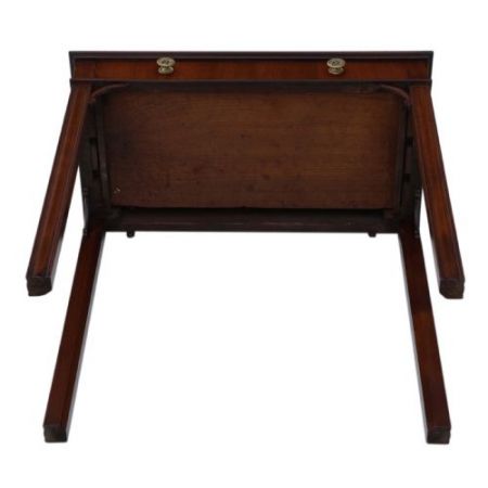 Georgianischer Mahagoni Schreibtisch Massivholz antik ca 1800