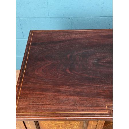 Viktorianischer Palisander Schreibtisch Massivholz antik ca 1890