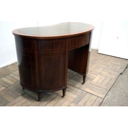 Mahagoni Schreibtisch Massivholz antik ca 1900