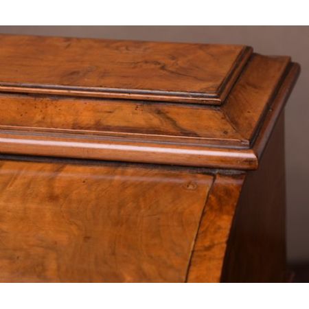 Viktorianischer Nussbaum Davenport Massivholz antik ca 1870