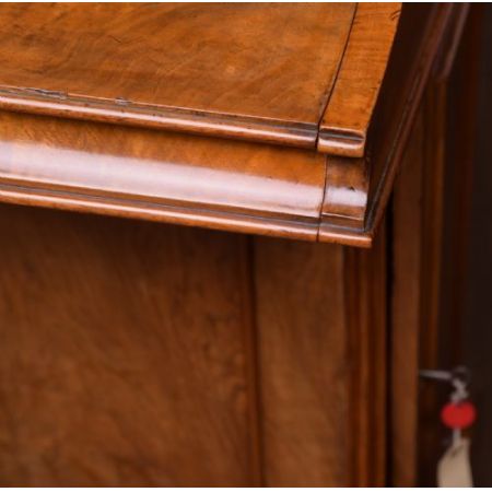 Viktorianischer Nussbaum Davenport Massivholz antik ca 1870