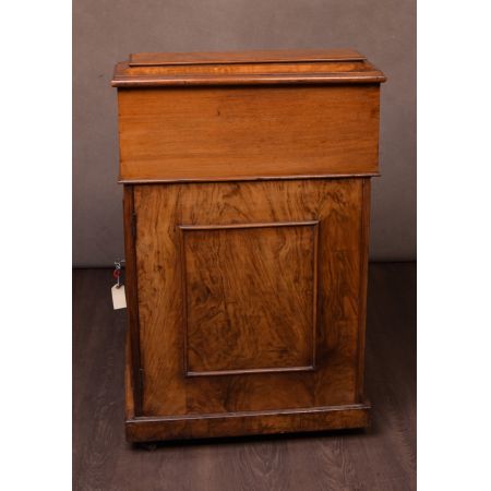 Viktorianischer Nussbaum Davenport Massivholz antik ca 1870