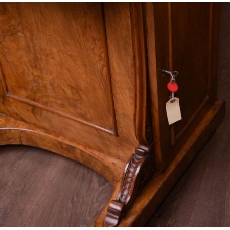 Viktorianischer Nussbaum Davenport Massivholz antik ca 1870