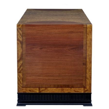 Art Deco Mahagoni Schreibtisch Massivholz antik ca 1930