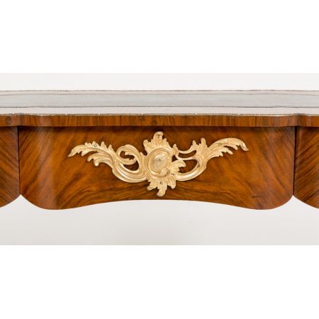 Nussbaum Schreibtisch Massivholz antik ca 1860