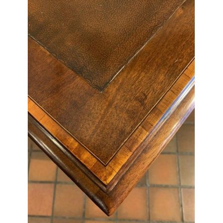 Edwardianischer Mahagoni Schreibtisch Massivholz antik ca 1910