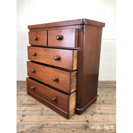 antike Kommode aus Mahagoni Massivholz 19.Jahrhundert