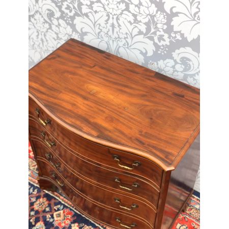 antike Kommode aus Mahagoni Massivholz 1920