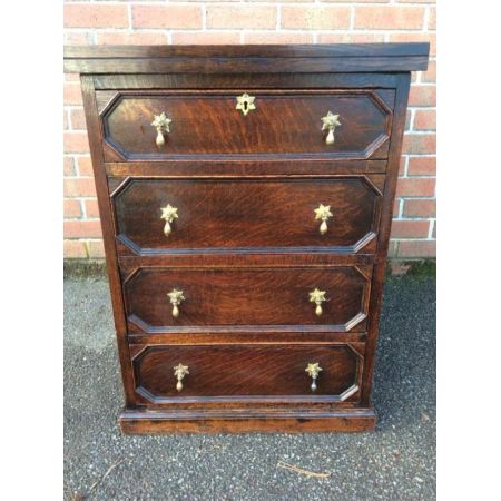 ungewöhnliche antike Kommode Massivholz 19. Jahrhundert