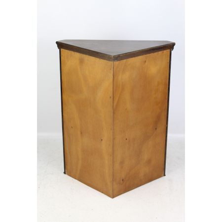 antiker Eckschrank aus Mahagoni Massivholz 1905