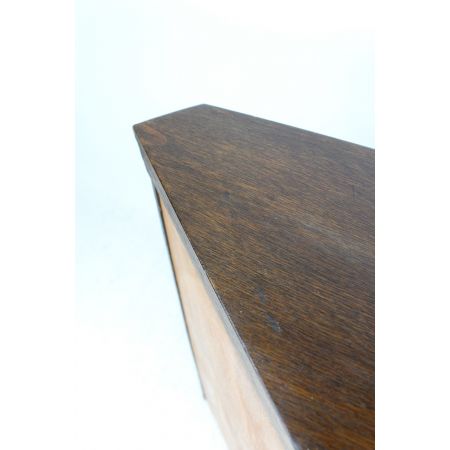 antiker Eckschrank aus Mahagoni Massivholz 1905