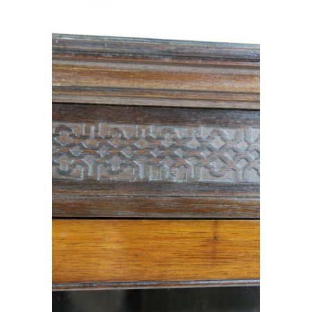 antiker Eckschrank aus Mahagoni Massivholz 1905