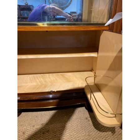 antike Vitrine aus Palisander Massivholz 1930