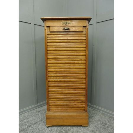 antiker Aktenschrank goldenes Eichenholz Massivholz 1910