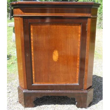 antiker Schrank zweiteilig Mahagoni Massivholz 1900