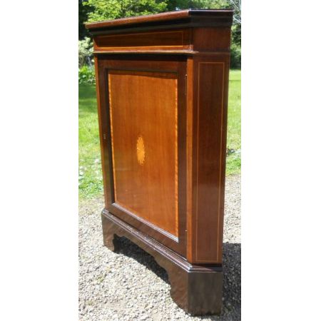 antiker Schrank zweiteilig Mahagoni Massivholz 1900