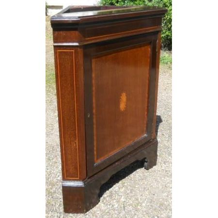 antiker Schrank zweiteilig Mahagoni Massivholz 1900