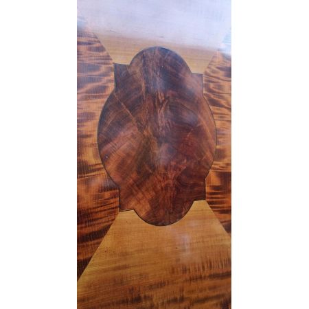 Antiker großer Mahagoni Kleiderschrank / breakfront wardrobe, edwardianisch, ca. 1900