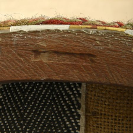 antiker Staz von Sessel 1830 Massivholz englisch