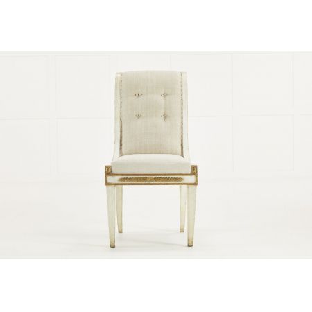 antiker Satz von Stühlen Massivholz 19. Jahrhundert italienisch