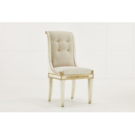 antiker Satz von Stühlen Massivholz 19. Jahrhundert italienisch