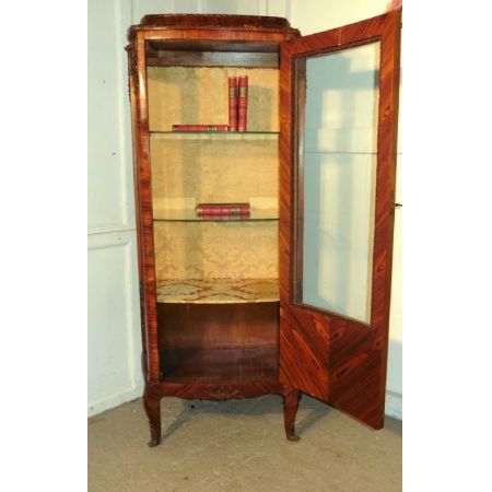 Französische Inlaid Vitrine 