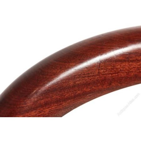 antiker Satz von vier viktorianischen Ballon-Esszimmerstühlen Mahagoni Massivholz