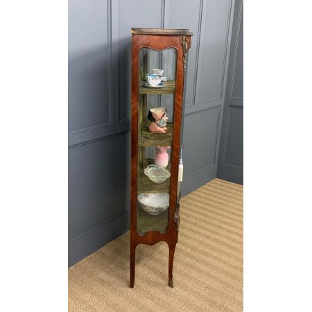 antike Vitrine Eiche Veilchenholz Massivholz 1890