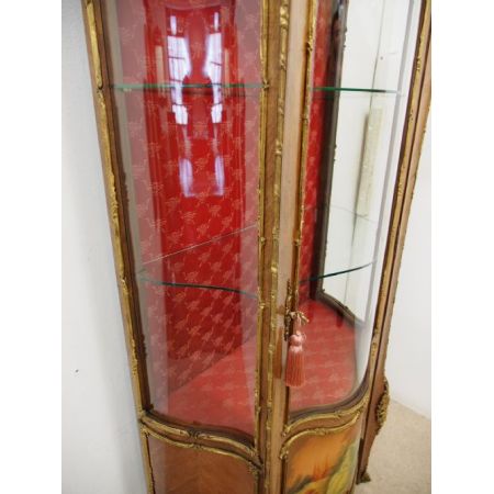 antike Vernis Martini-Vitrinen aus französischem Veilchenholz Massivholz 1880 