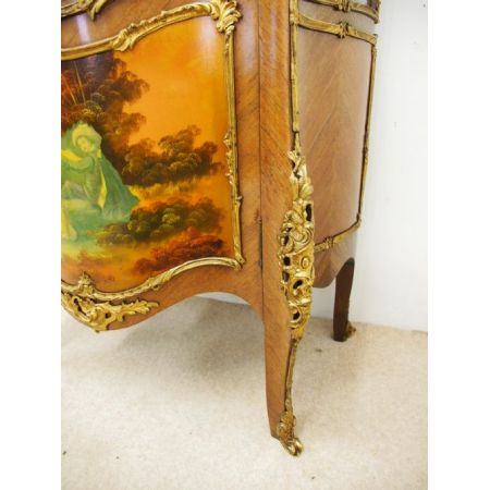 antike Vernis Martini-Vitrinen aus französischem Veilchenholz Massivholz 1880 