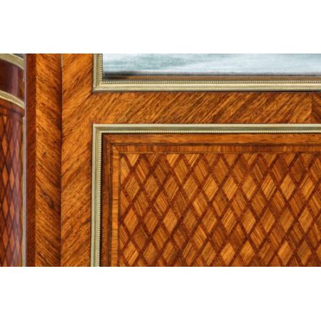 antike Vitrine Veilchenholz Massivholz 19. Jahrhundert