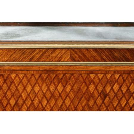 antike Vitrine Veilchenholz Massivholz 19. Jahrhundert