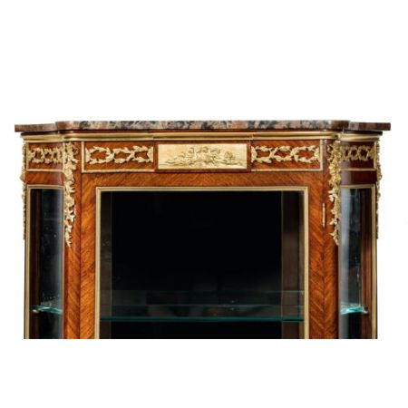 antike Vitrine Veilchenholz Massivholz 19. Jahrhundert