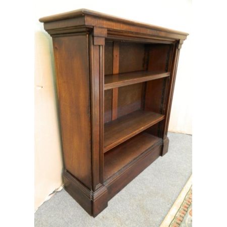 Viktorianisches Paar Eichen Bücherregale Massivholz antik ca 1890