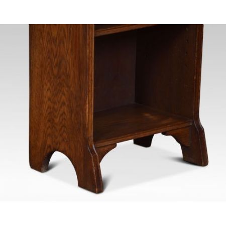 antikes Paar Bücherschränke Eiche Massivholz 1910