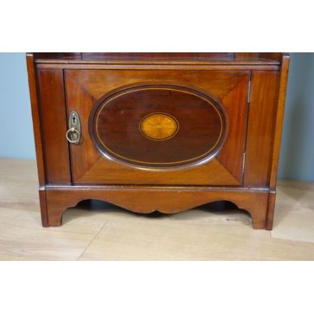 antikes Paar Bücherschränke Mahagoni Massivholz edwardianisch