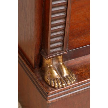 antikes Paar Bücherschränke Mahagoni Massivholz 19. Jahrhundert 