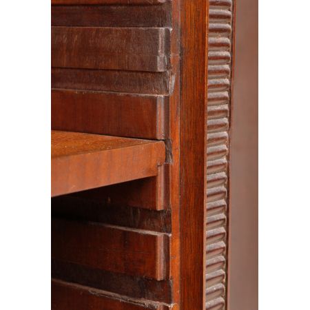 antikes Paar Bücherschränke Mahagoni Massivholz 19. Jahrhundert 