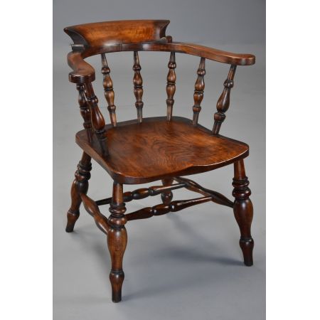 antiker Satz Windsorstühle Buchen- und Ulmenholz Massivholz 1860 
