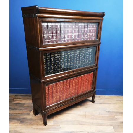 Antikes globe wernicke barristers Bücherregal aus Mahagoni