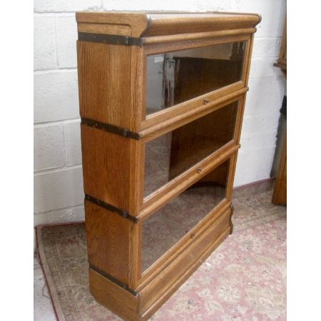 Globel Wernicke Bücherschrank aus Eichenholz